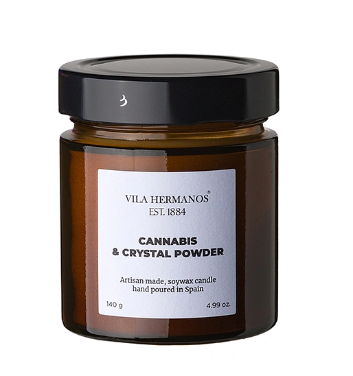 Apothecary свеча cannabis and cristal powder 150г
