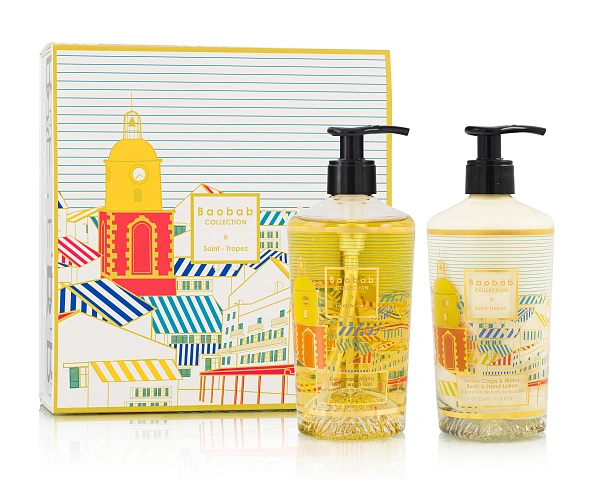 Cosmetics набор лосьон для рук и для тела и моющий гель Saint-Tropez 350мл